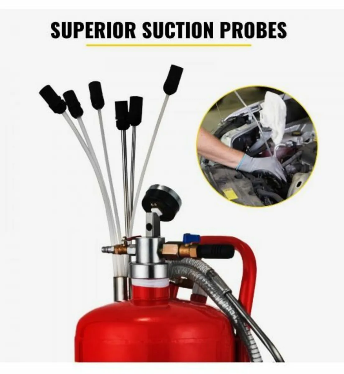 5 Gallon/22.7L Oil Extractor, Portable Air - Image 4