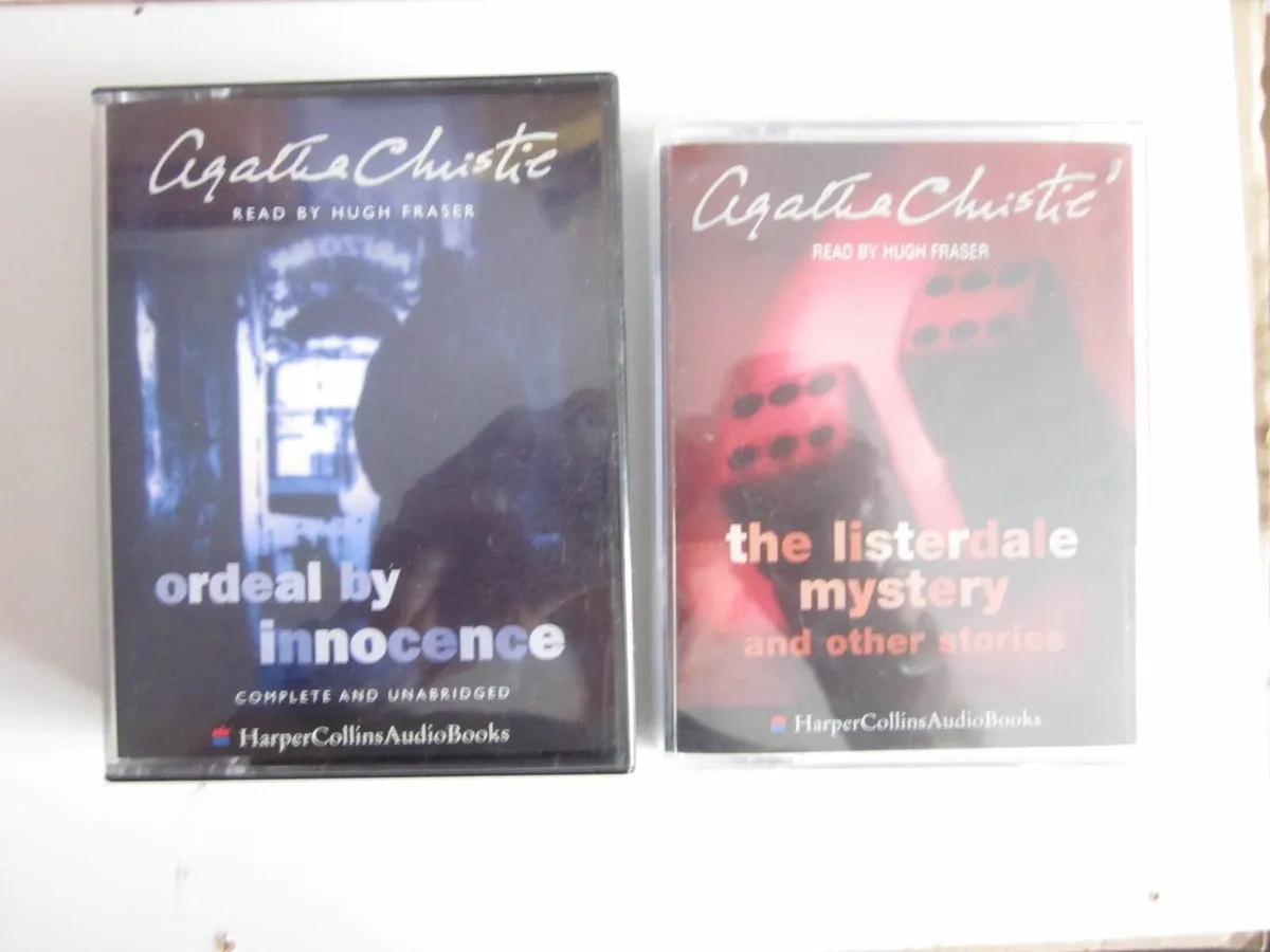 Two Harper Collins Audio Books Agatha Christie - Image 1