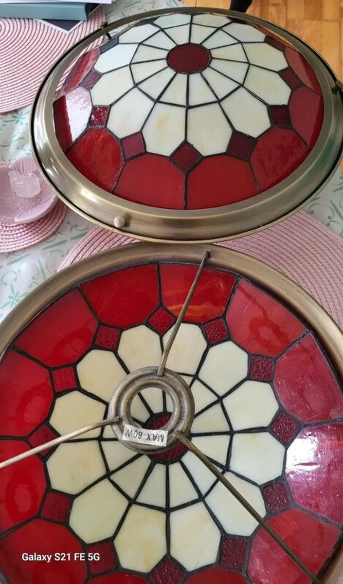2 beautiful Tiffany uplighters - Image 3