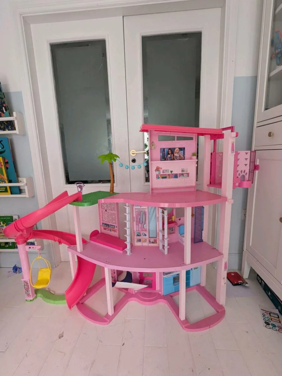 Barbie 3 Story Dream House and all furniture - Image 1