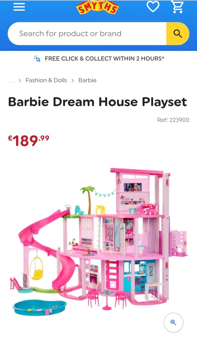 Barbie 3 Story Dream House and all furniture - Image 4