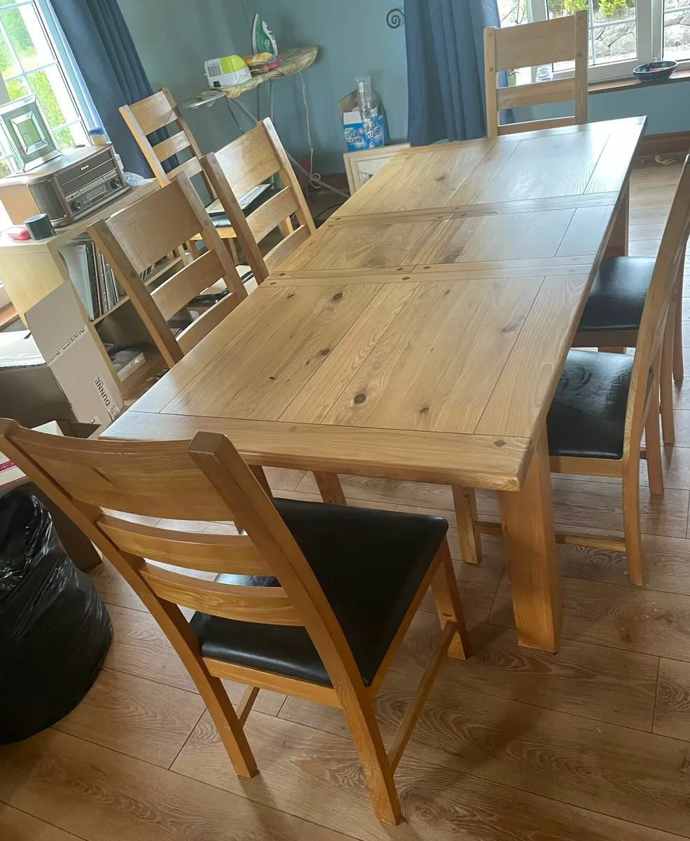 Oak Dining Table - Image 2