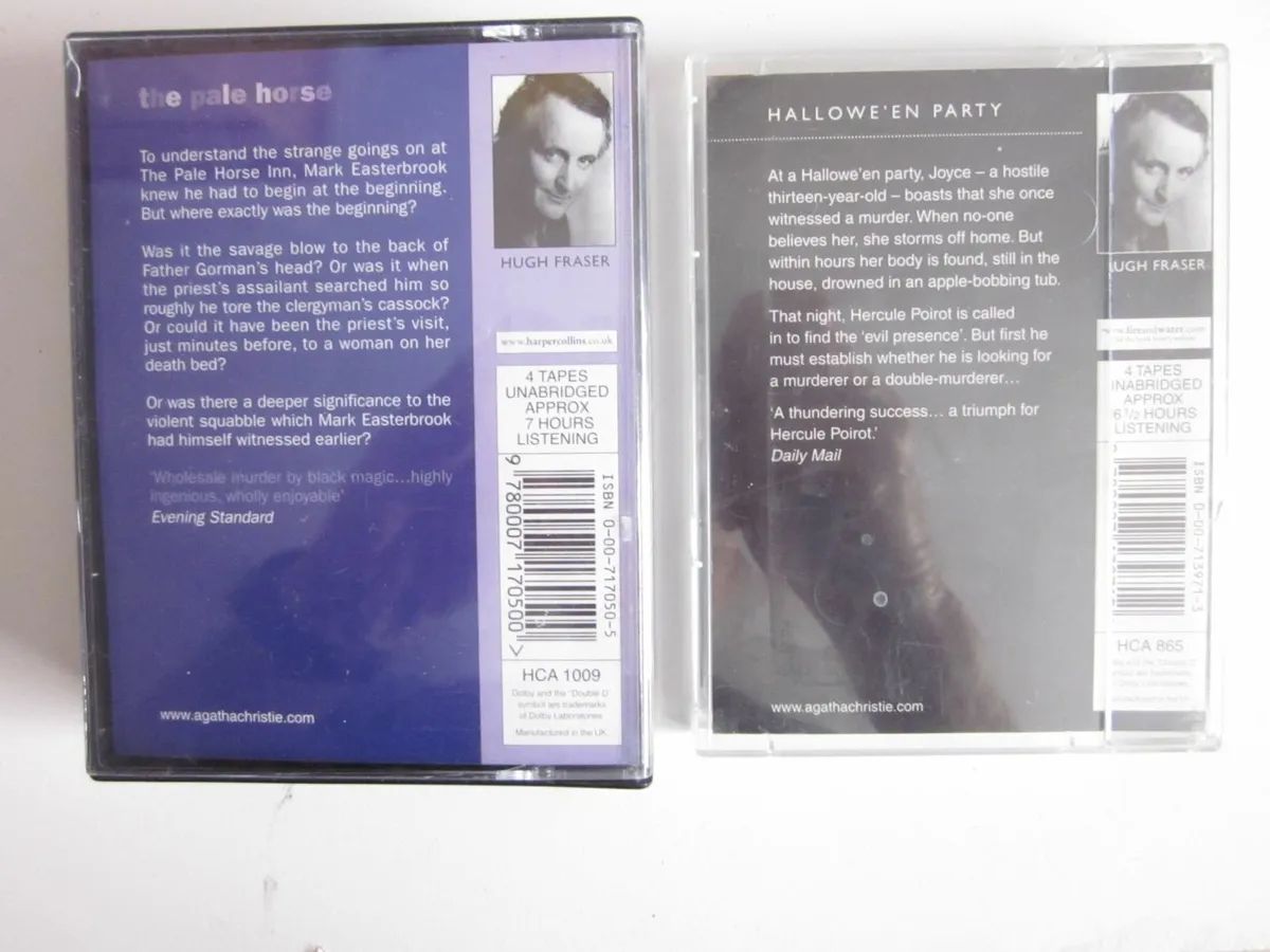 Two Harper Collins Audio Books Agatha Christie - Image 2