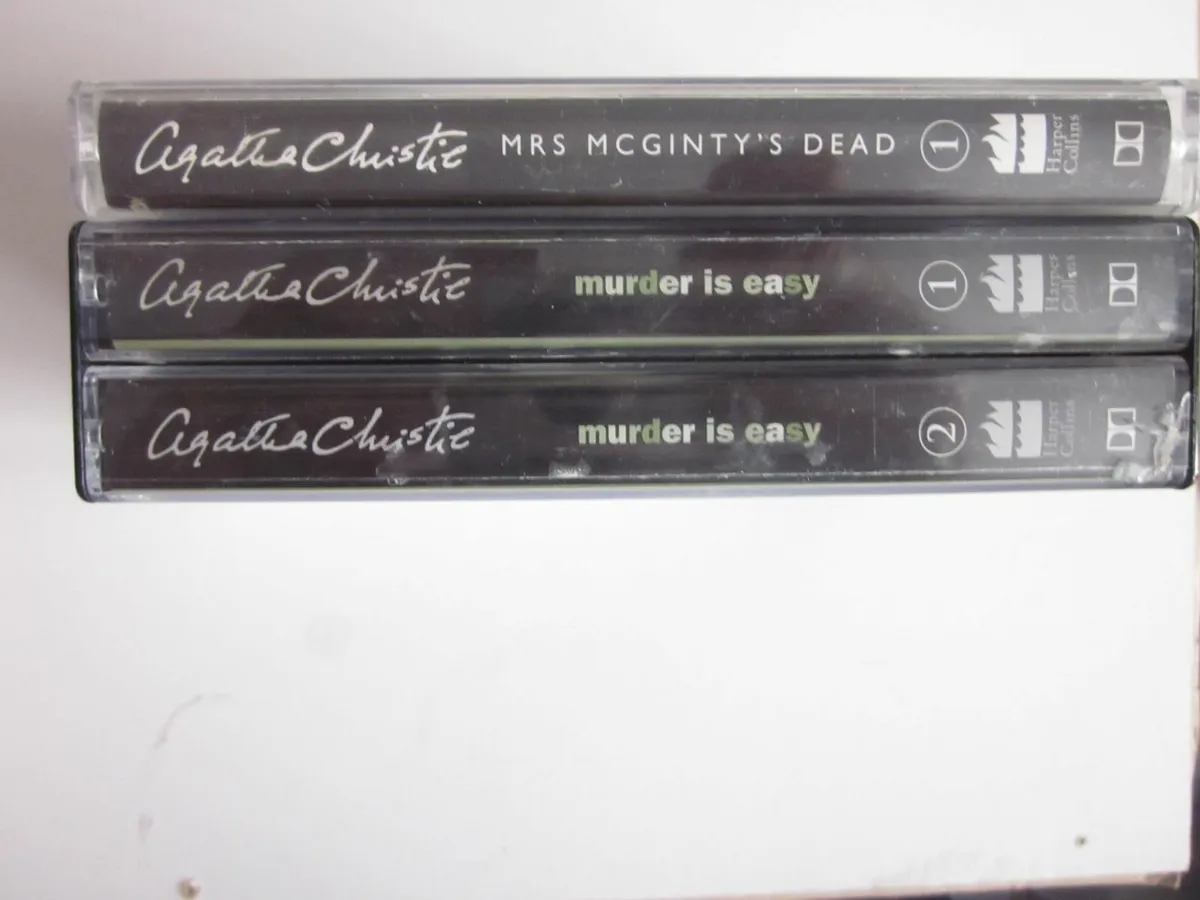 Two Harper Collins Audio Books Agatha Christie - Image 2