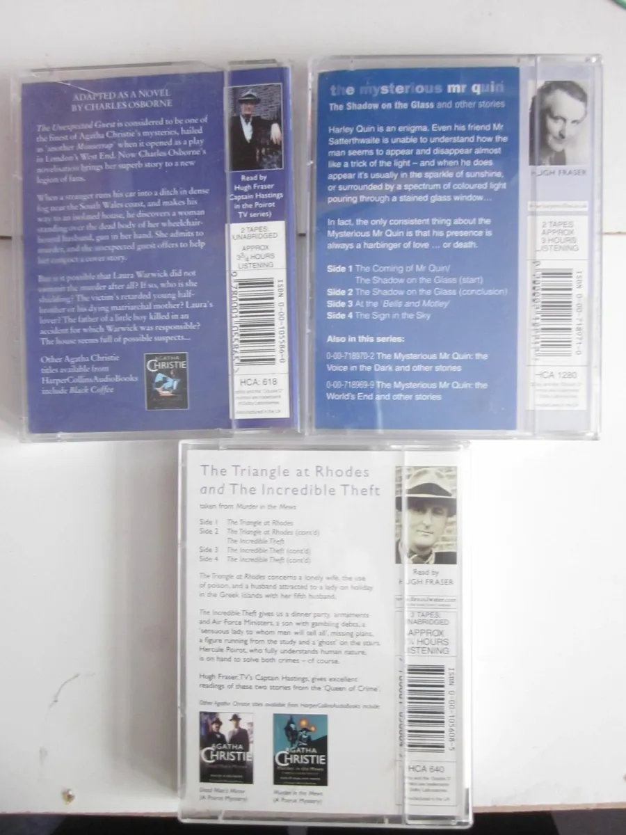 Three  Harper Collins Audio Books Agatha Christie - Image 3