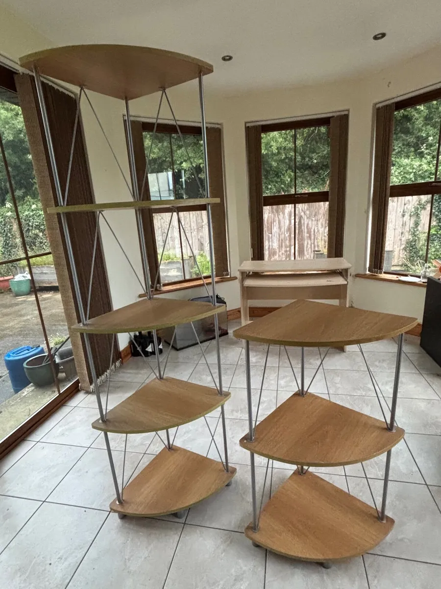 2 corner shelf units - Image 3