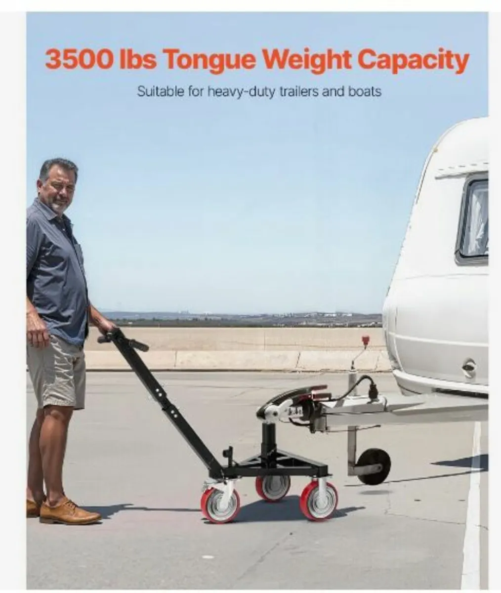 Trailer Dolly 3500lbs Tongue Weight Capacity - Image 2