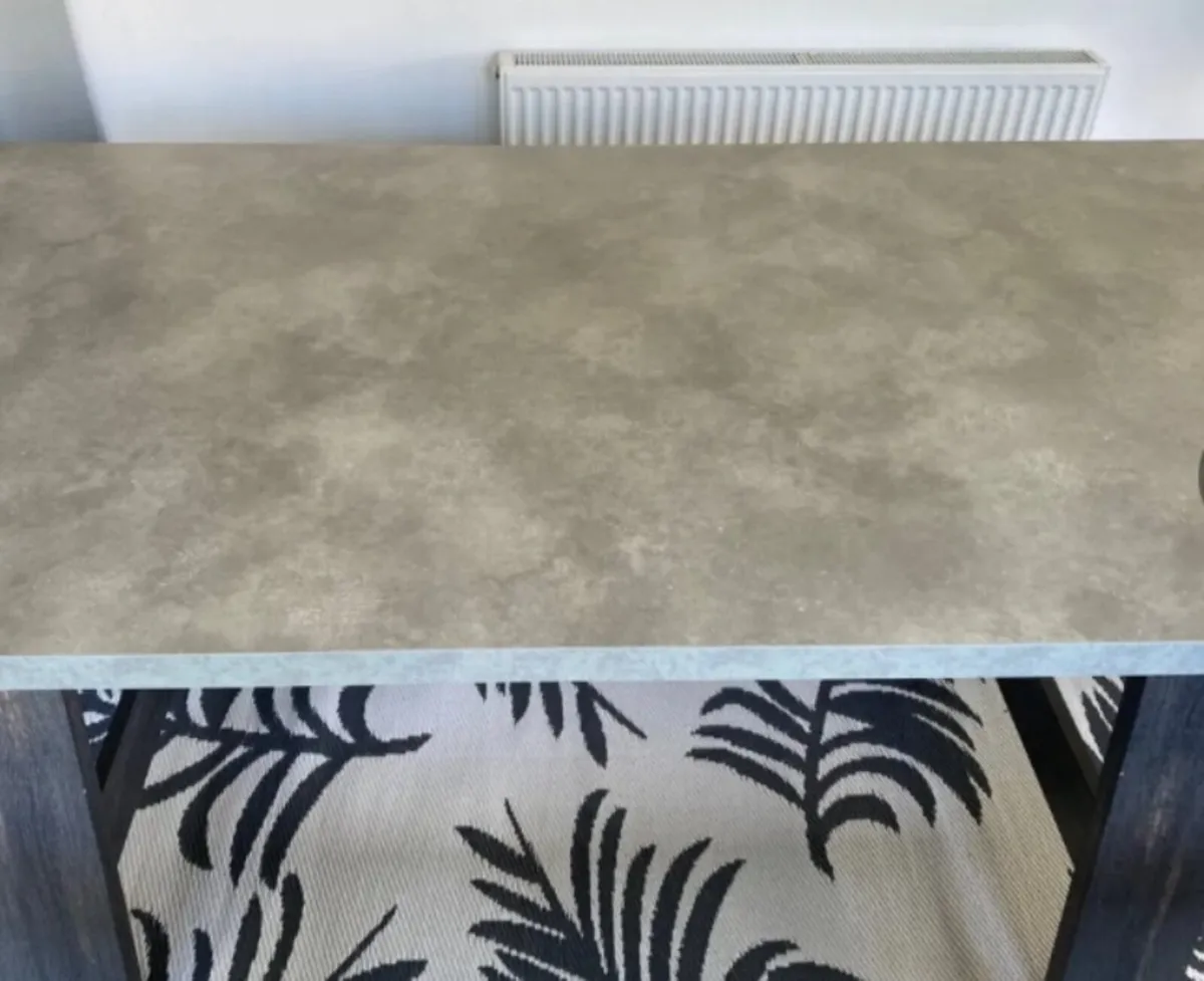Kitchen table with 2 benches - Image 2