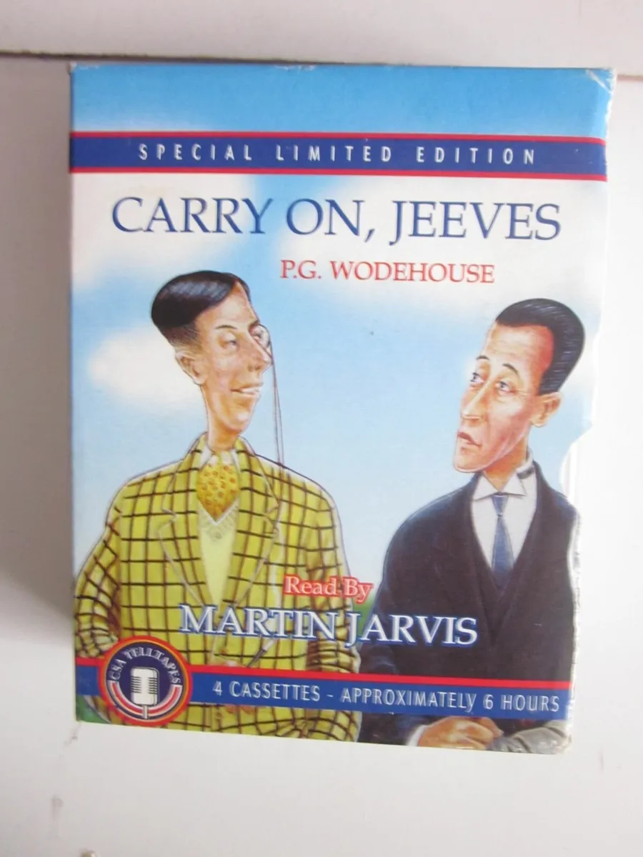 P.G.Woodhouse Carry On Jeeves 4X Cass Audio Book - Image 1