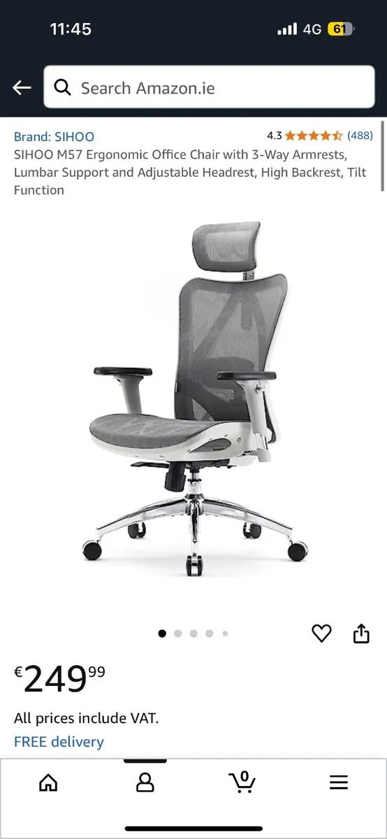 SiHOO Ergonomic Chair - Image 2