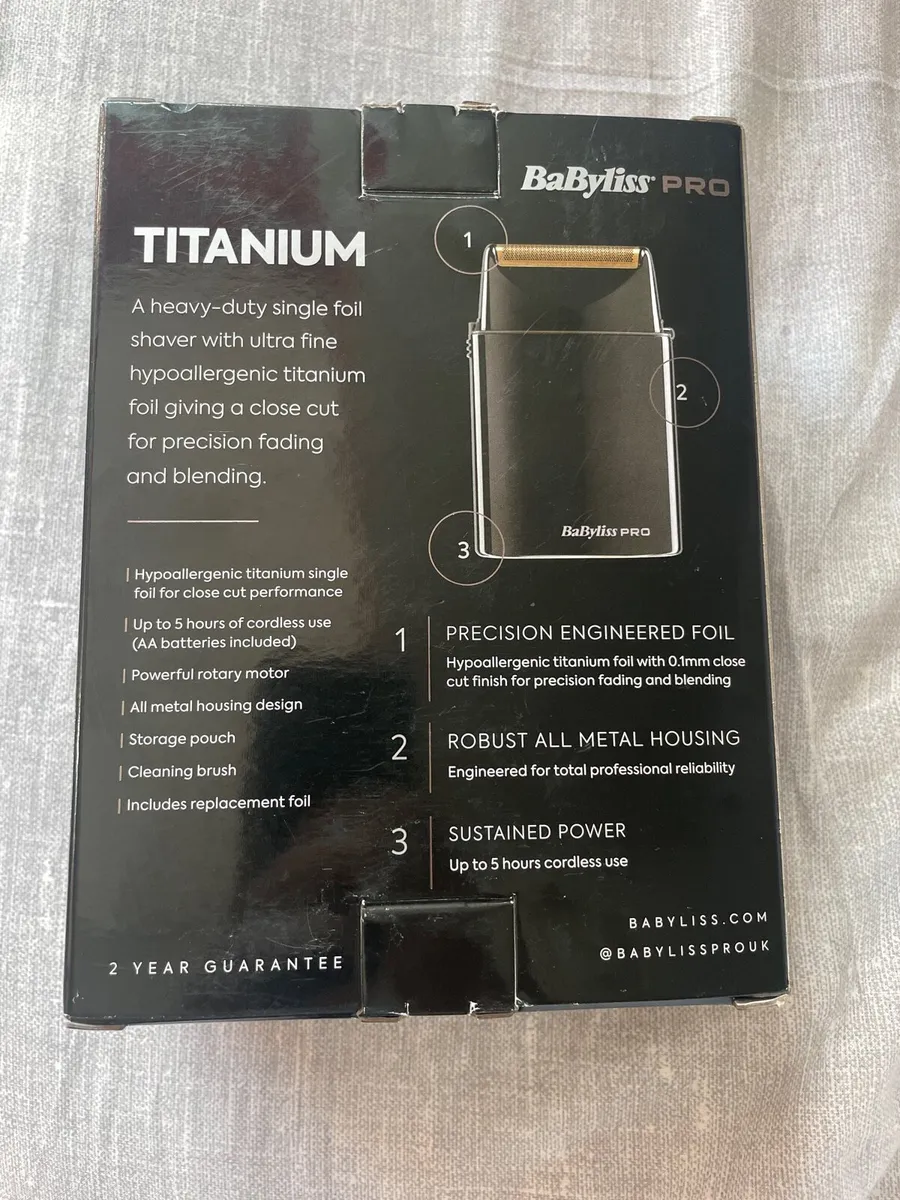 BaByliss PRO Titanium Foil Shaver - Image 2