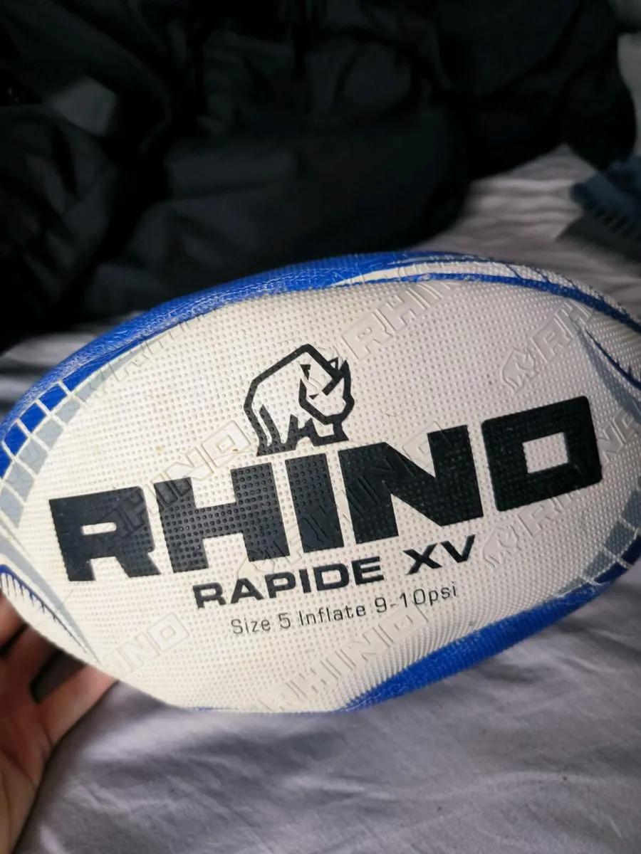 Rhino x Leinster Rugby Ball - Image 1