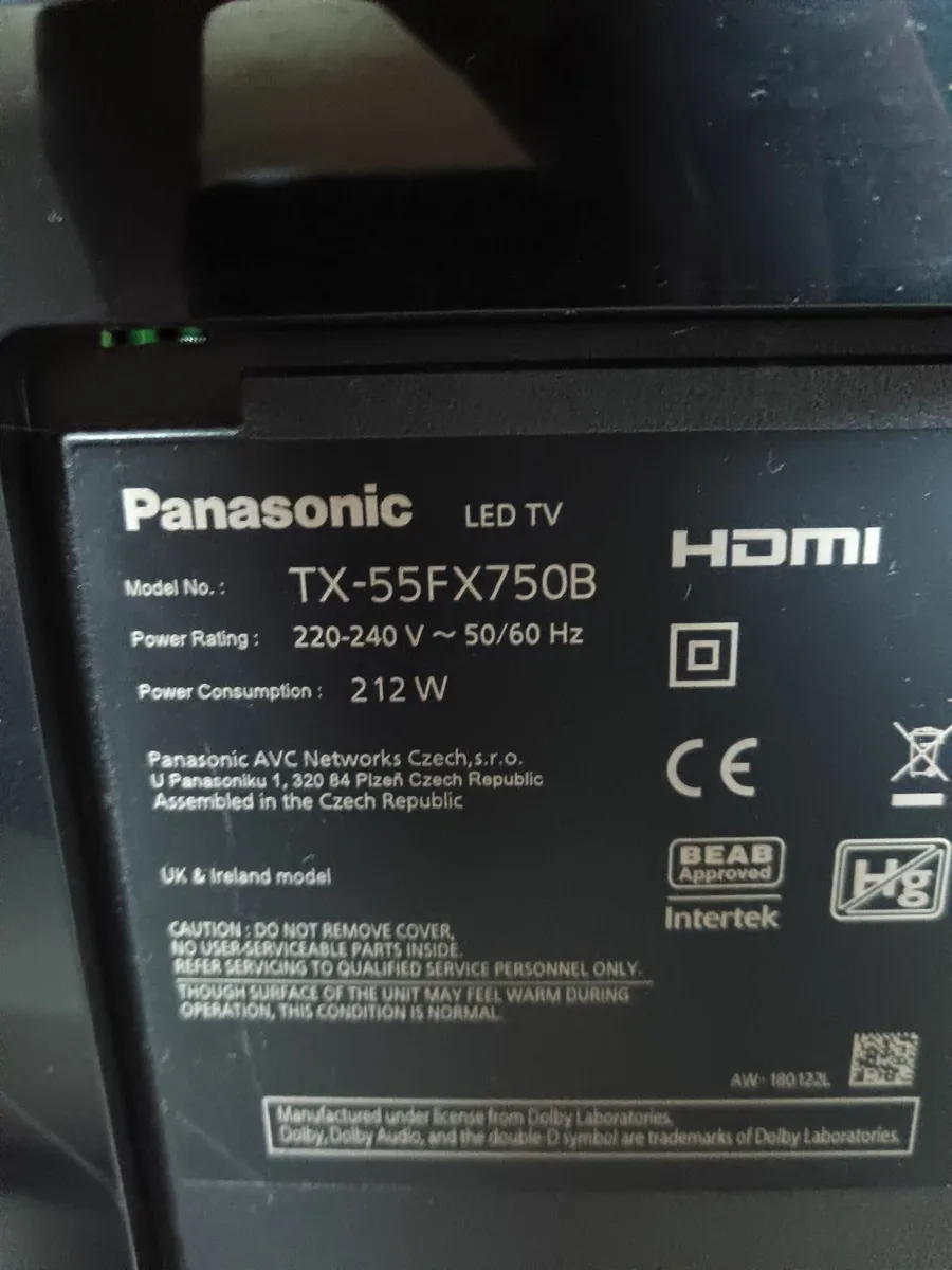 Two damaged large TV's (possibly repairable) - Image 3
