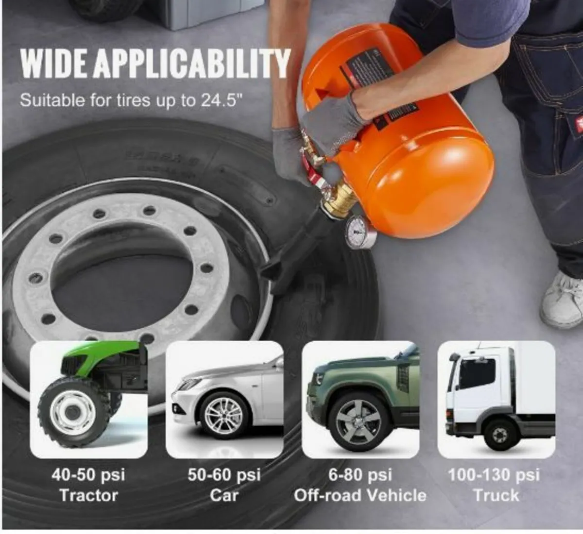 Tire Bead Blaster, 5 Gallon/19L Capacity - Image 2