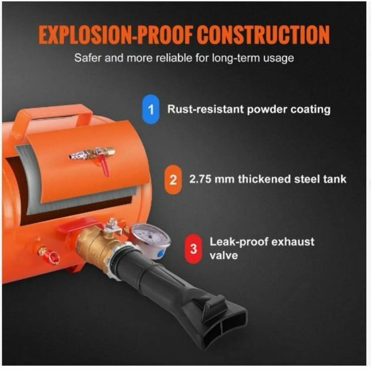 Tire Bead Blaster, 5 Gallon/19L Capacity - Image 4