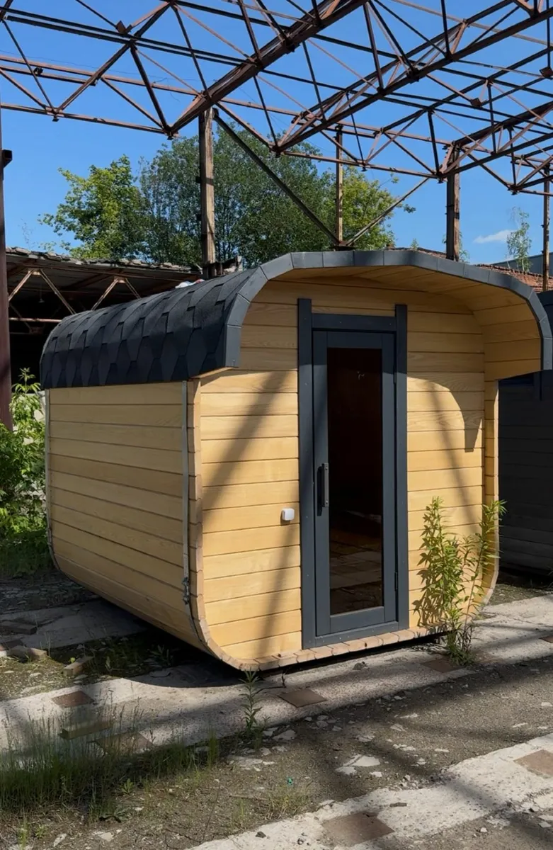 Outdoor Square Sauna - Image 1