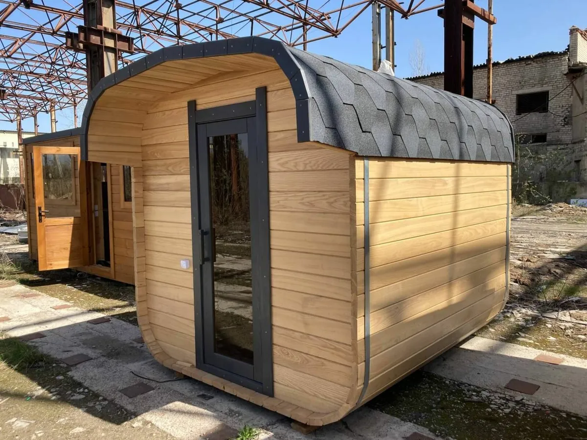 Outdoor Square Sauna - Image 2