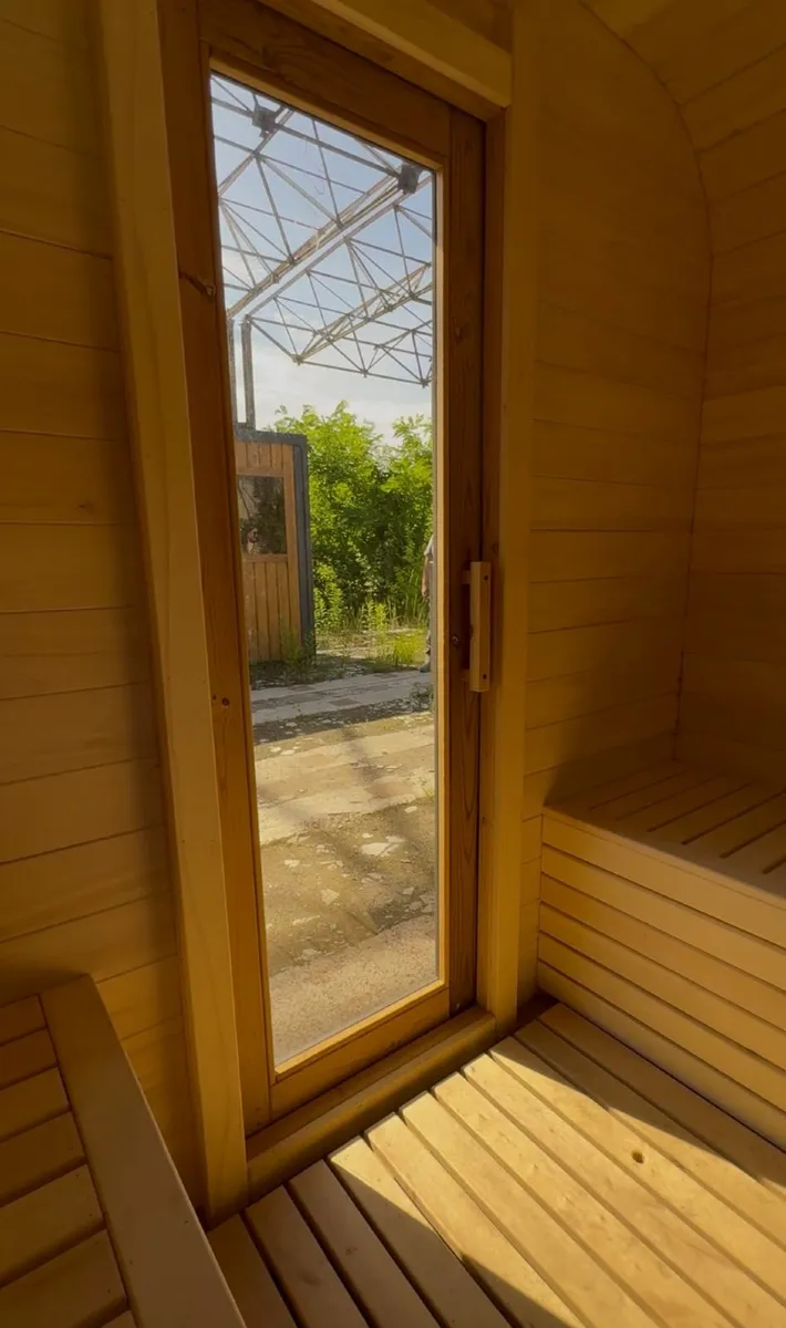 Outdoor Square Sauna - Image 3