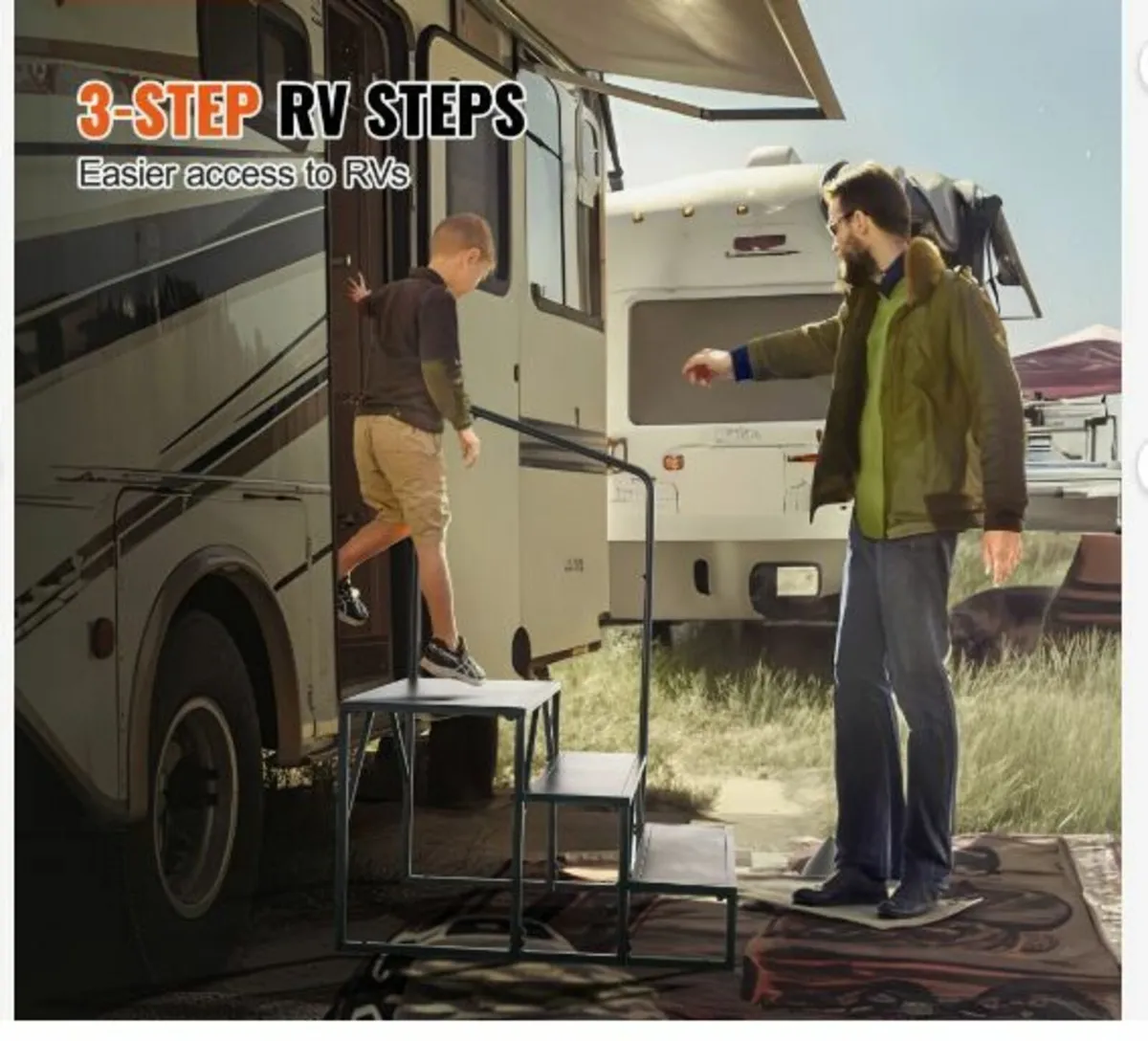 RV Steps, 3-Step RV Stairs - Image 3