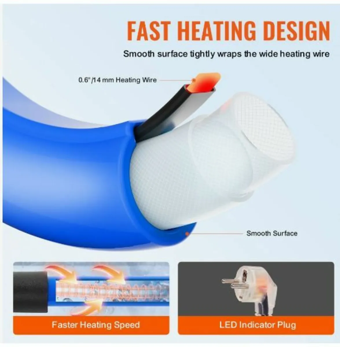 50ft Heated Water Hose - Image 4