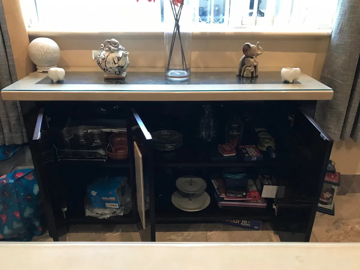 Dining table chairs and sideboard - Image 3