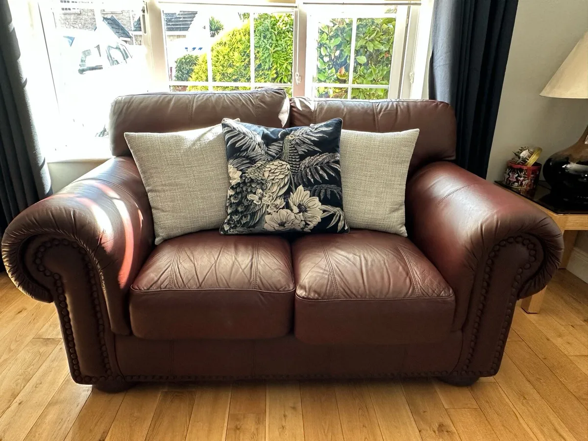 **Pending - Suite of Furniture 3+2+1 Inc footstool - Image 1
