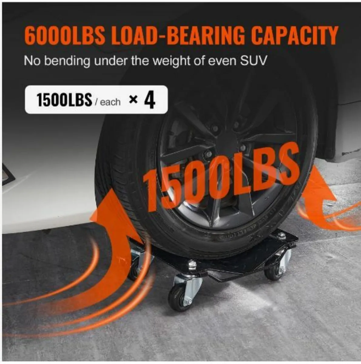 Car Dolly Wheel Tire Dolly 4 PCS Heavy - Image 3