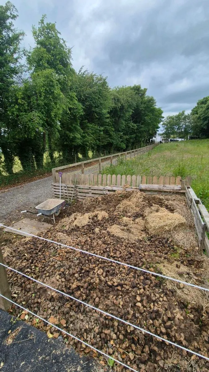 Horse manure