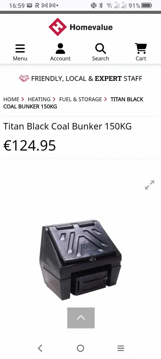 150kg Coal Bunker. Gorey - Image 2