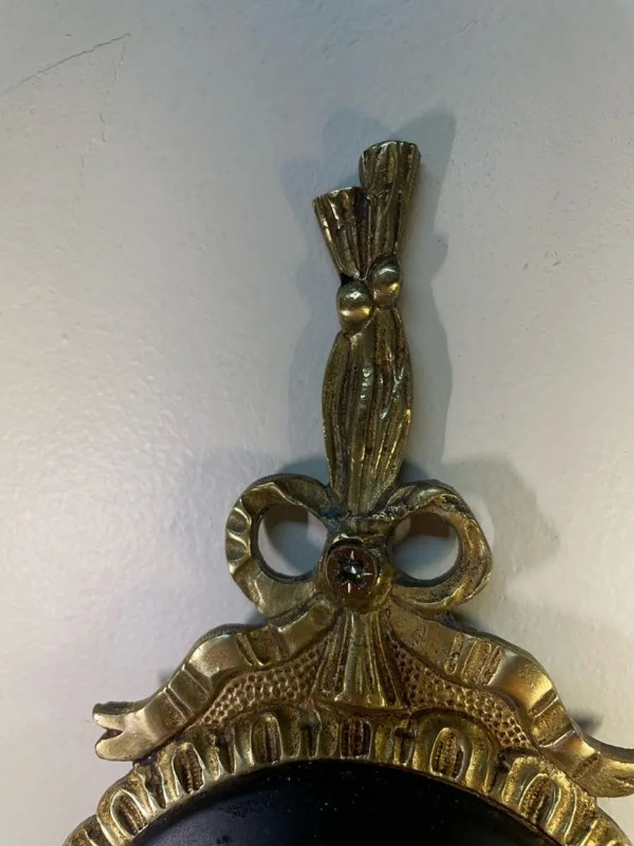 French Empire Antique Brass Double Wall Light - Image 4