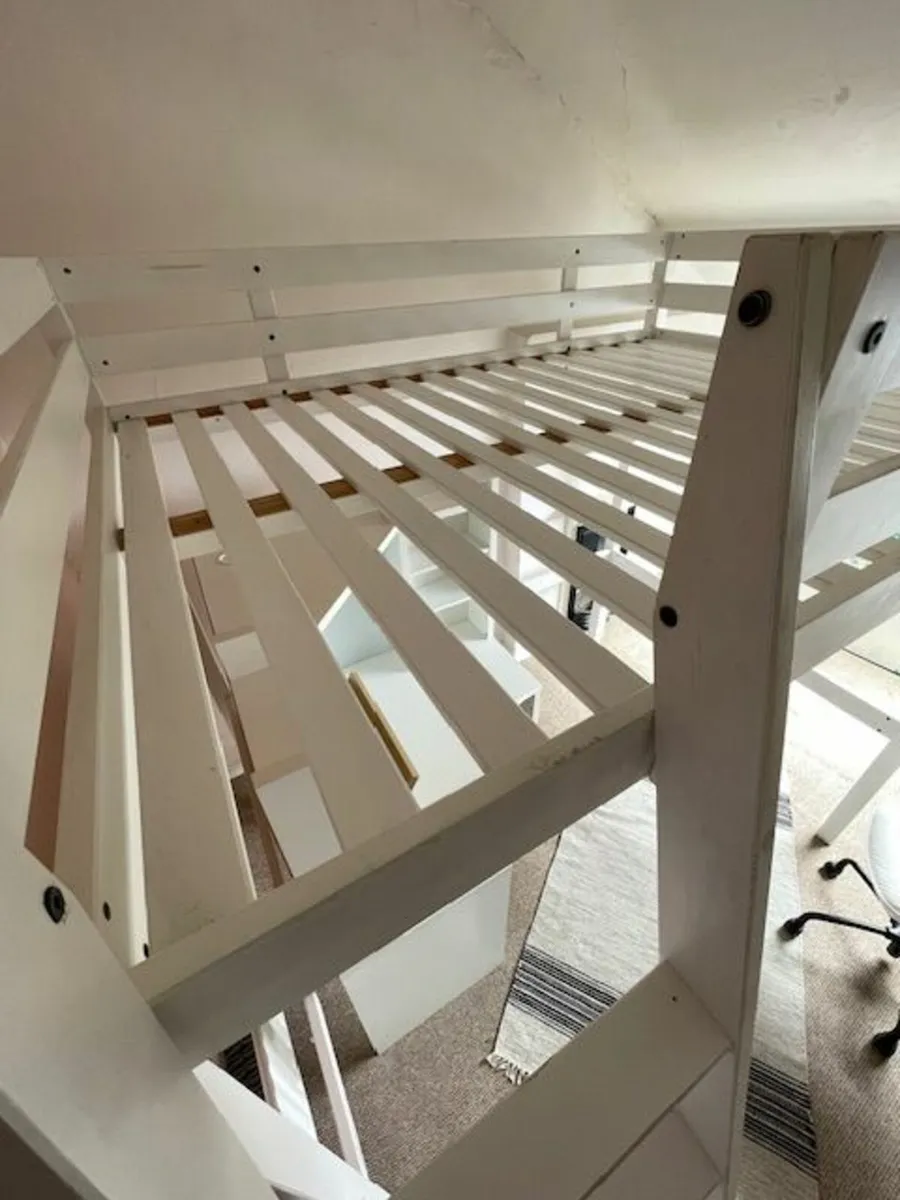 Loft bed, desk and chair - Image 2