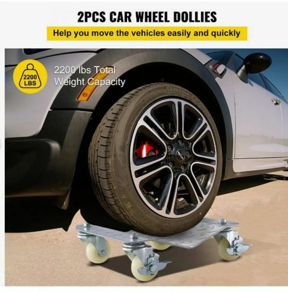 2Pcs Tire Wheel Dollies - Image 3