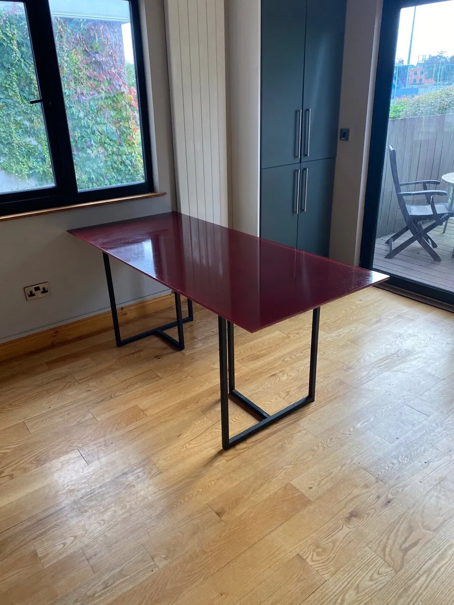 FREE Modern Glass table - Excellent condition - Image 1
