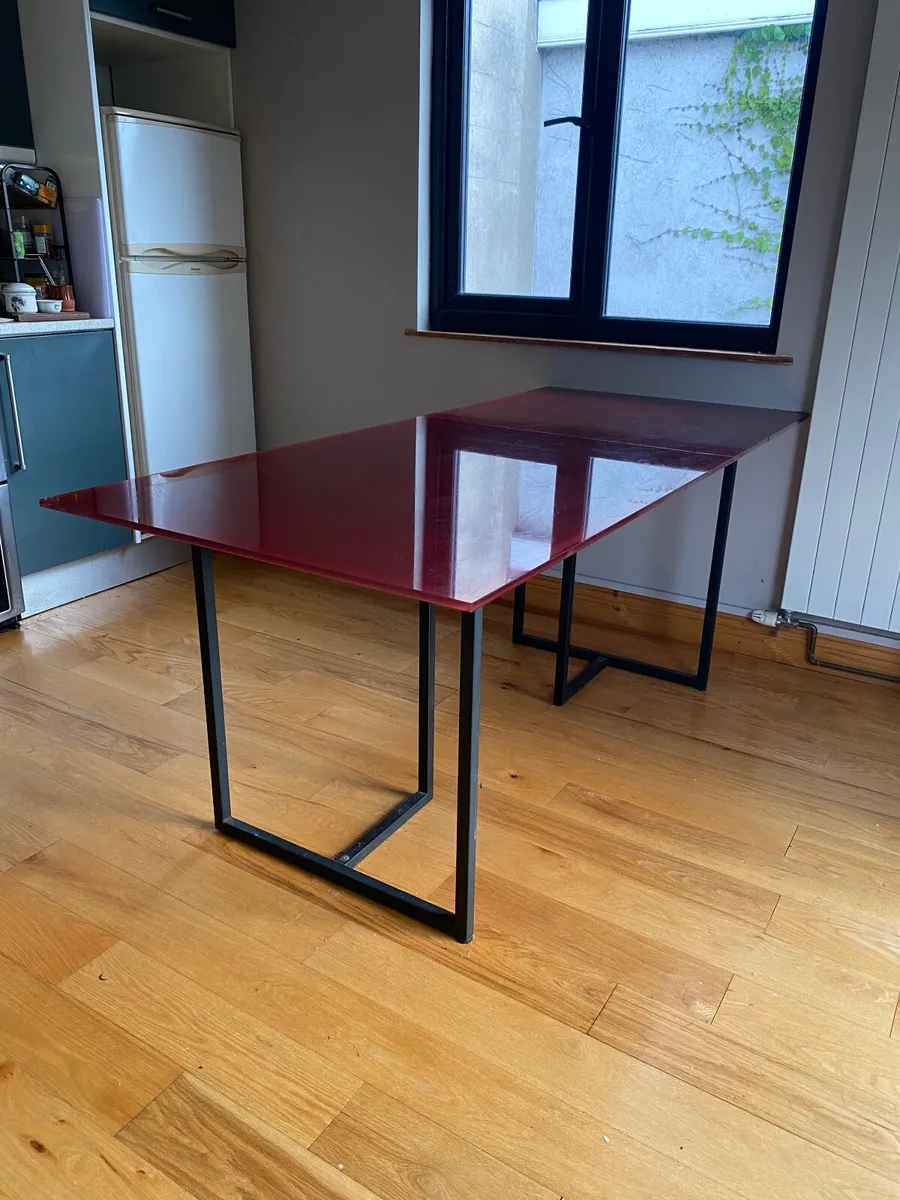 FREE Modern Glass table - Excellent condition - Image 3