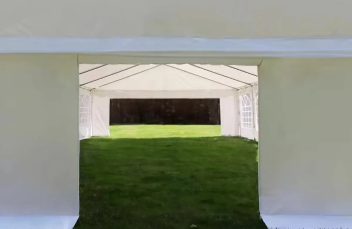 6m x 10m Marquee  – USED ONCE, LIKE NEW - Image 4