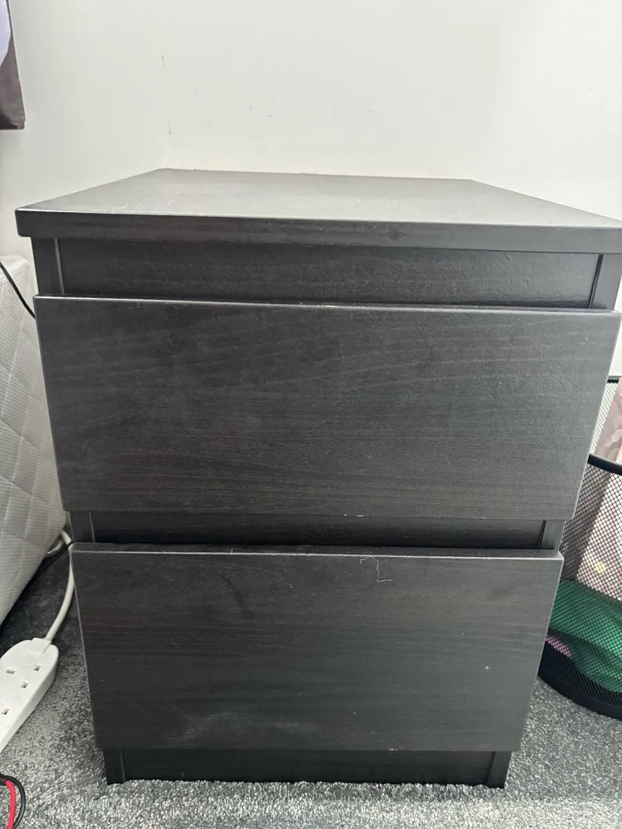 IKEA set of 2 bedside tables - Image 2
