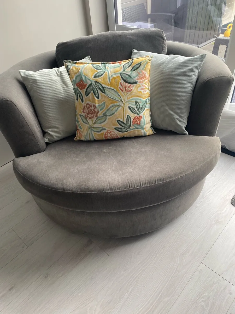 Cuddler Swivel Couch