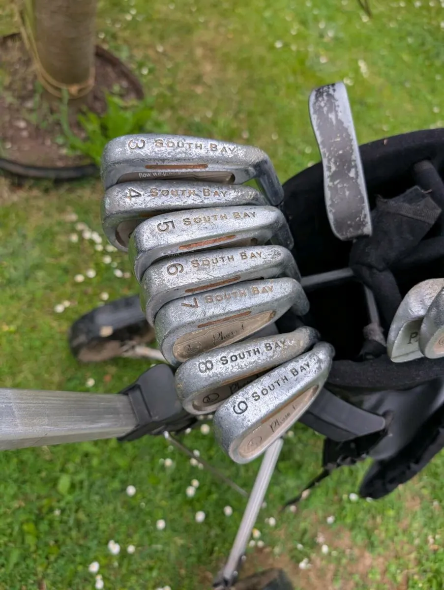 Full set of Golf clubs & trolley need gone tonight - Image 3