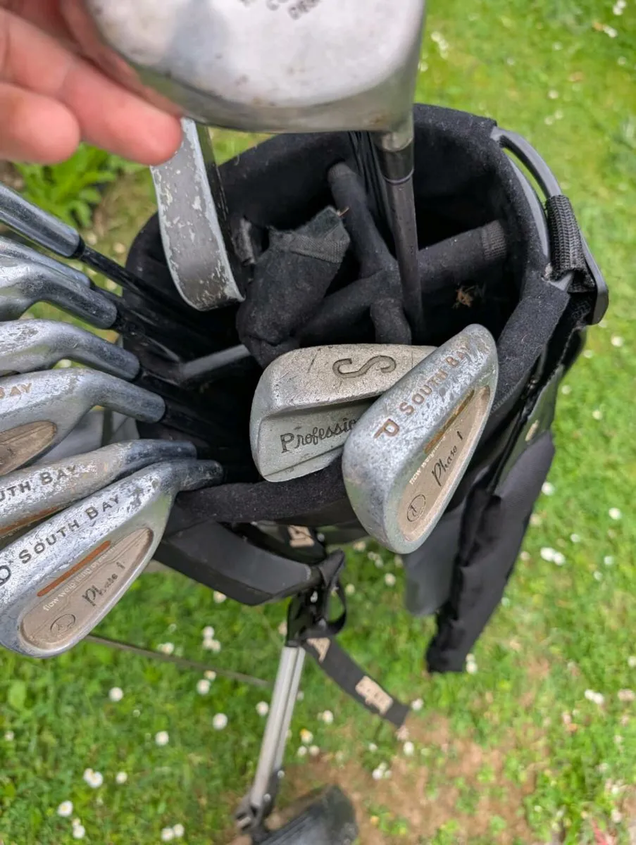 Full set of Golf clubs & trolley need gone tonight - Image 4