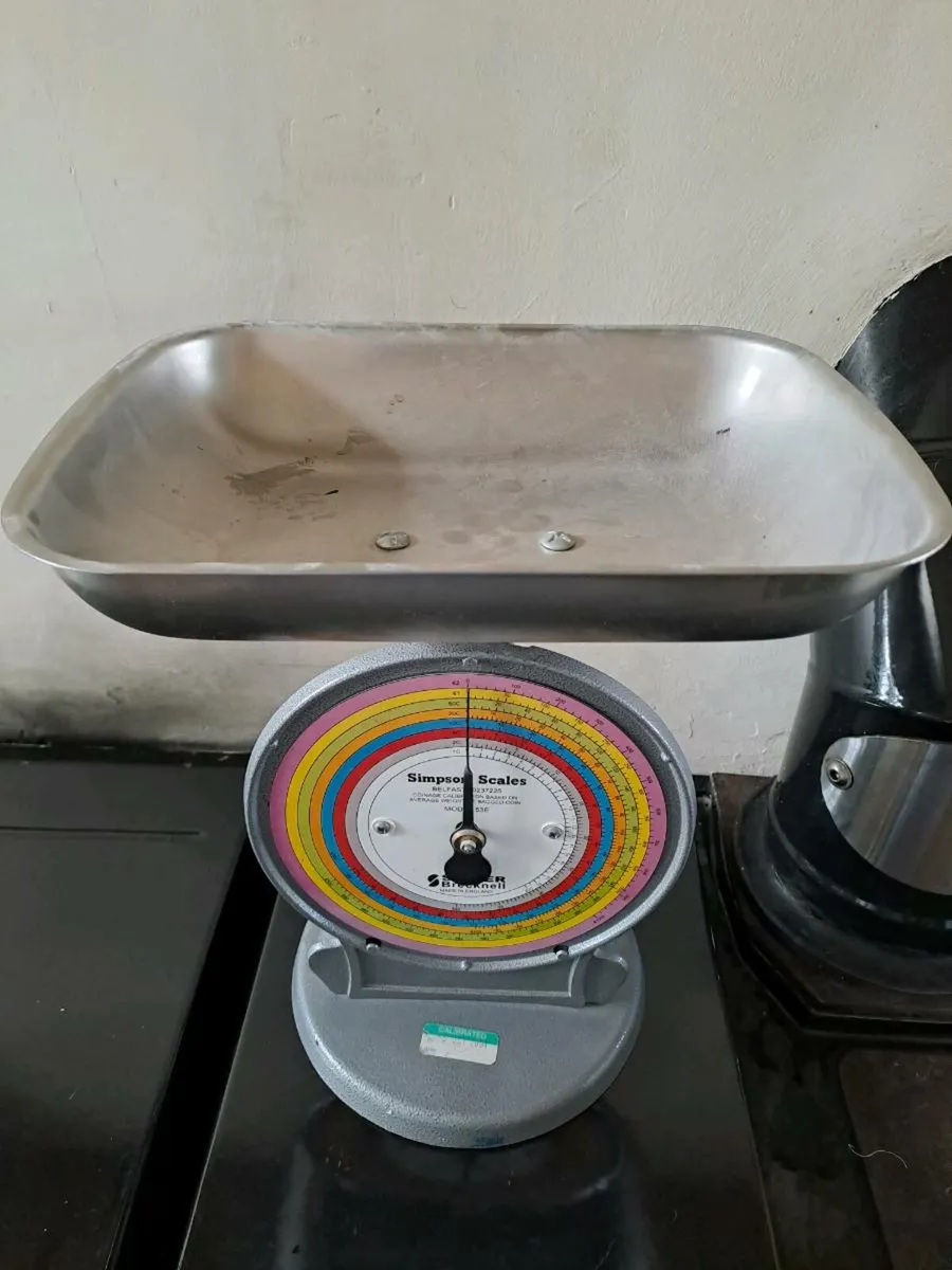 Simpson Scales weighing coins - Image 2