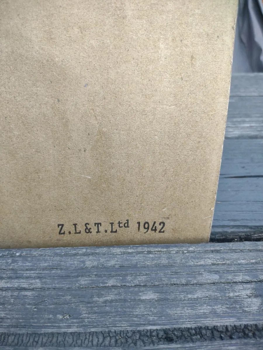 A2 WW2 Notice on Cardboard - Image 4