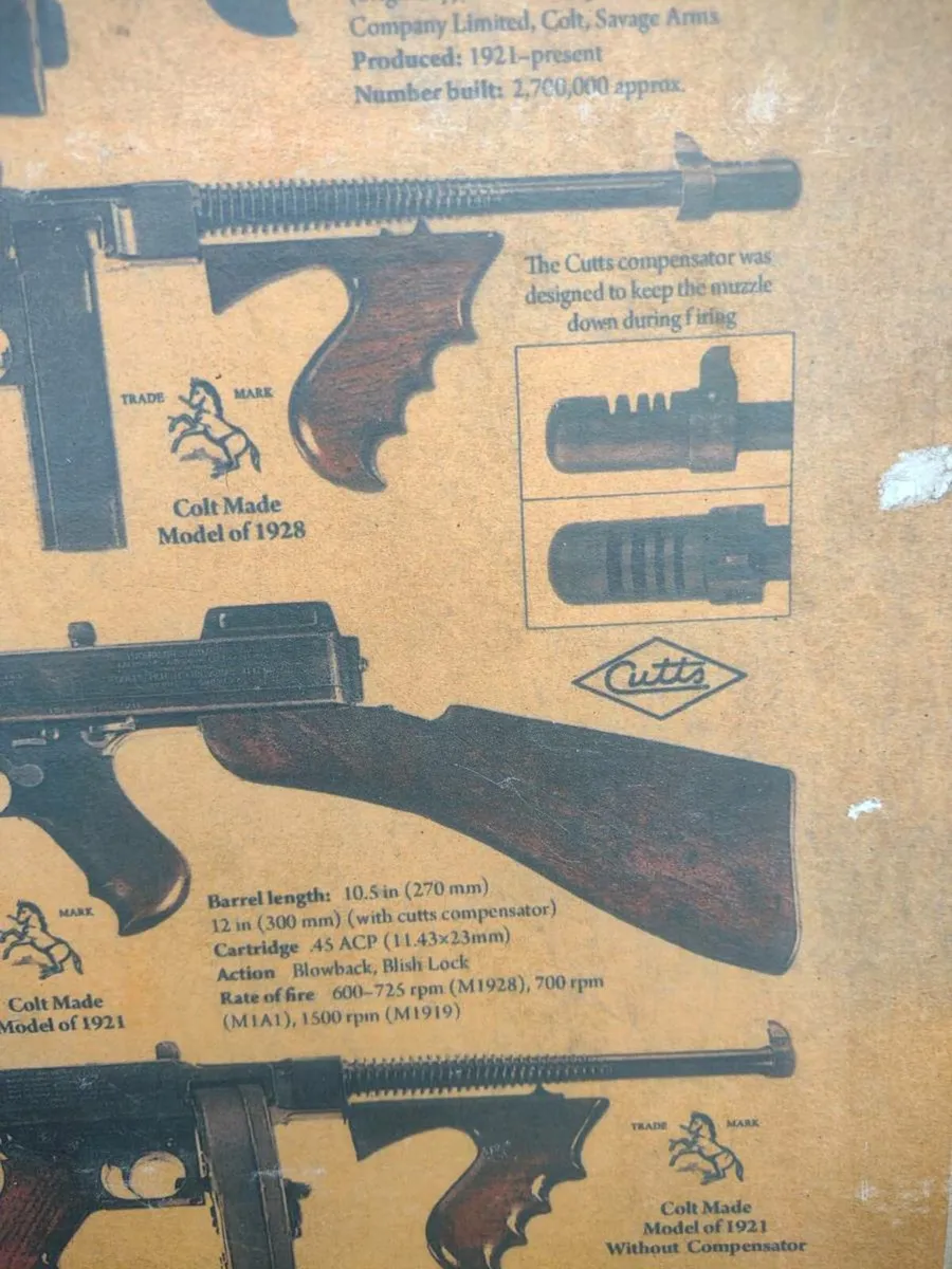 WW2 A2 Poster on Cardboard - Image 2