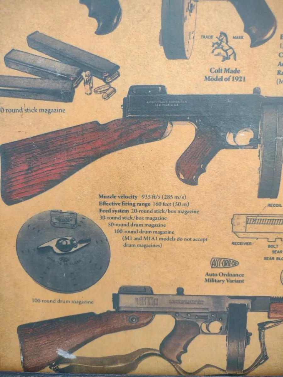 WW2 A2 Poster on Cardboard - Image 3