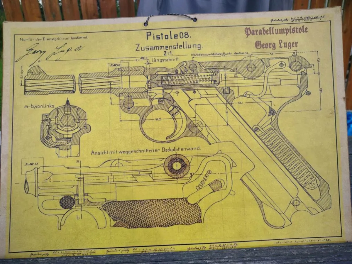 WW2 poster on cardboard - Image 1