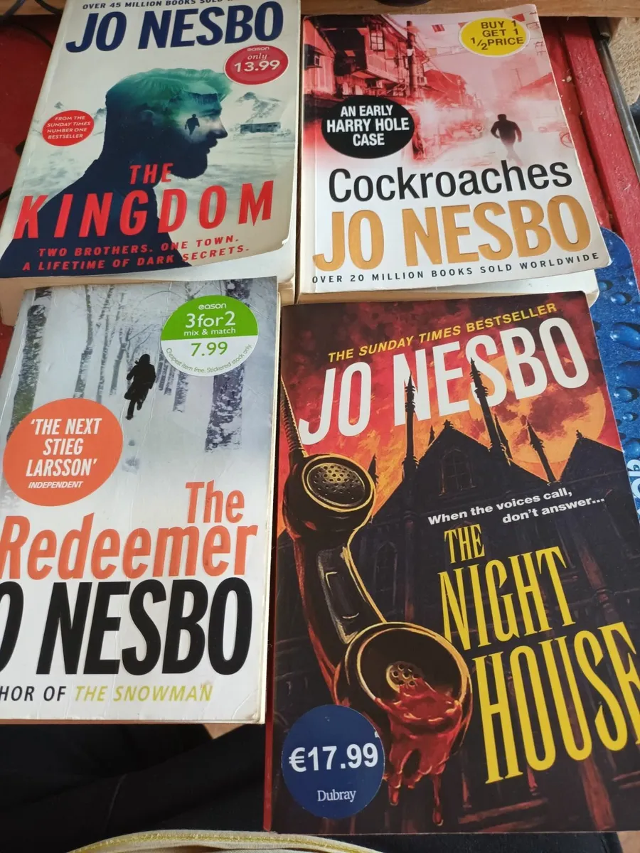 4 books by JO NESBO in english.