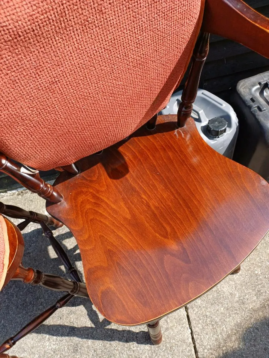 Vintage Mahogany Bar Stools - Image 3