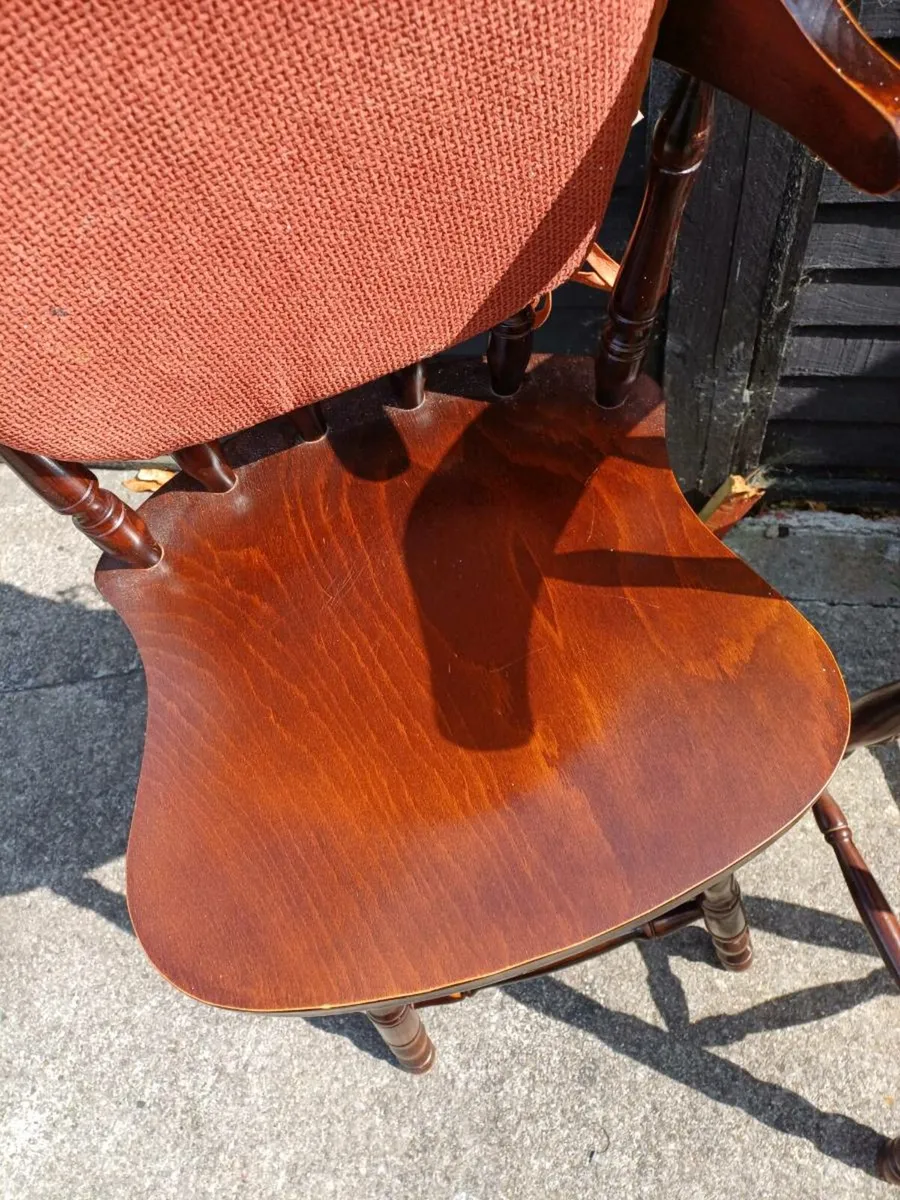 Vintage Mahogany Bar Stools - Image 4