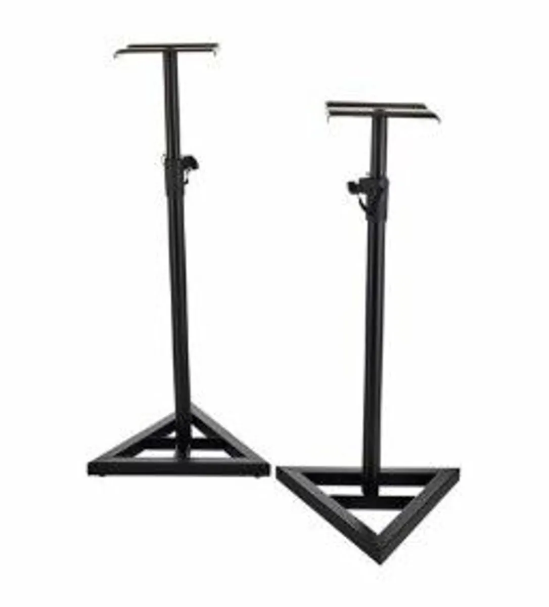 MA-AUDIO BX5 STUDIO MONITORS (2) and  pair of Millenium Monitor stands - Image 3