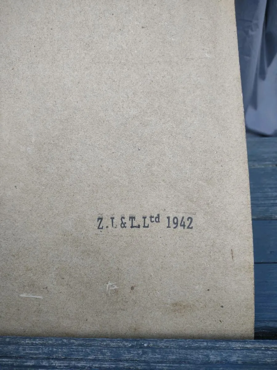WW2 poster on cardboard - Image 2