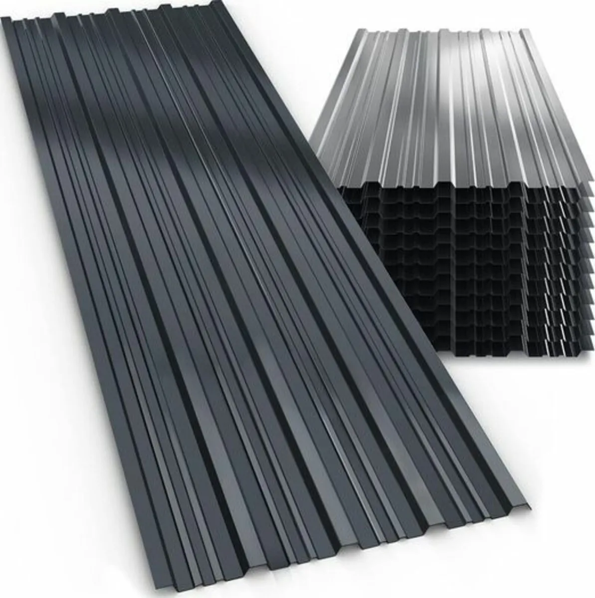 12x Trapezoidal sheet metal - Image 1
